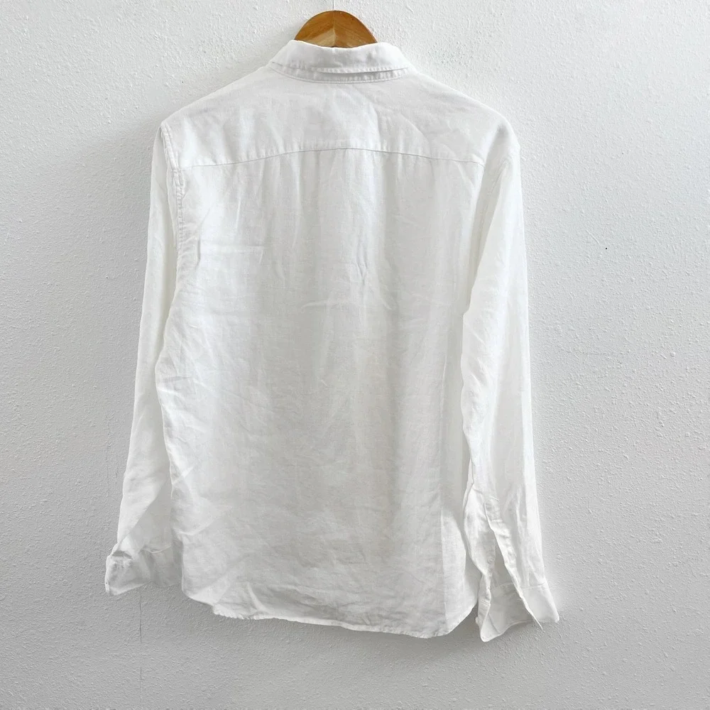 EVERLANE The Classic Shirt 100% Linen Size Medium